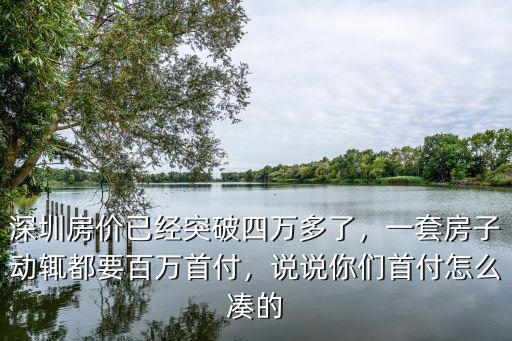 深圳買房怎么湊首付,深圳房價已經突破四萬多了