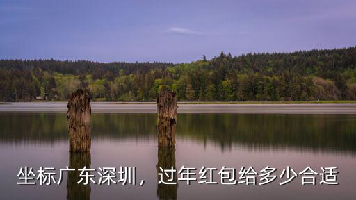 坐標(biāo)廣東深圳，過年紅包給多少合適
