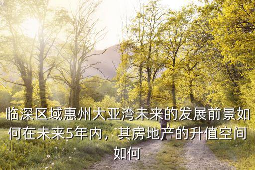 惠州臨深產業在哪里,東莞中山惠州哪里更值入手