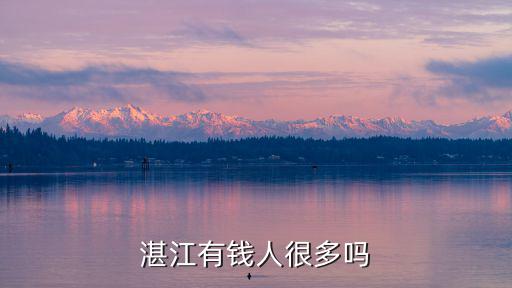 湛江有錢人很多嗎