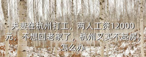 杭州有多少人買不起房,想在杭州買一套房有多難