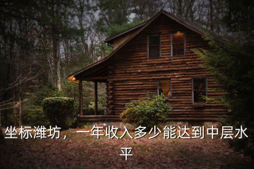 濰坊年薪11萬到手多少錢,你們年收入多少多少