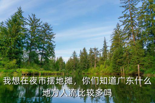 惠州麥地夜市擺攤哪里最多,惠州哪里擺地攤的多