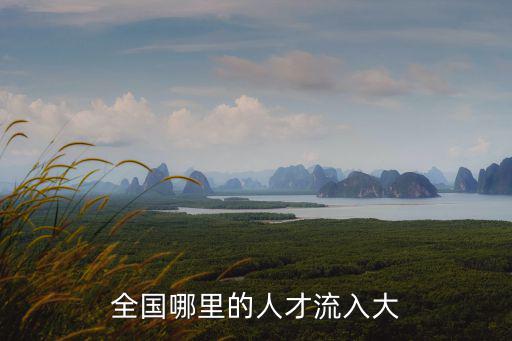 全國哪里的人才流入大