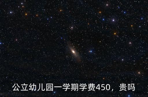 公立幼兒園一學(xué)期學(xué)費(fèi)450，貴嗎