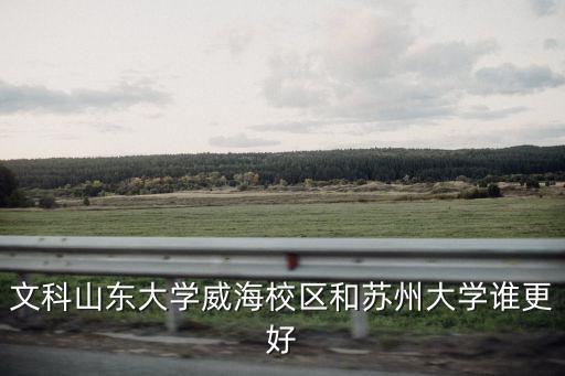 文科山東大學威海校區和蘇州大學誰更好