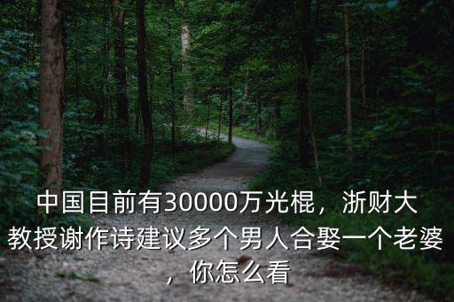 杭州光棍有多少,中國有多少光棍