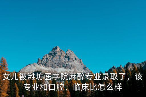 濰坊醫學院口腔專業學費多少,該專業和口腔