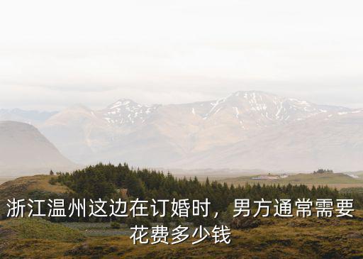 溫州樂清市仙溪鎮(zhèn)結(jié)婚男方禮金多少,男方通常需要花費(fèi)多少錢