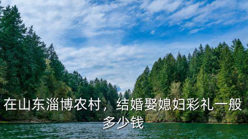 在山東淄博農村，結婚娶媳婦彩禮一般多少錢