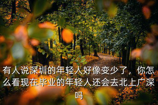 應屆畢業生來深圳的有多少,作為應屆畢業生的你