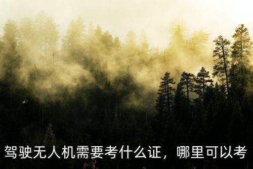 廣州哪里有無人機考證,如何考取無人機駕照