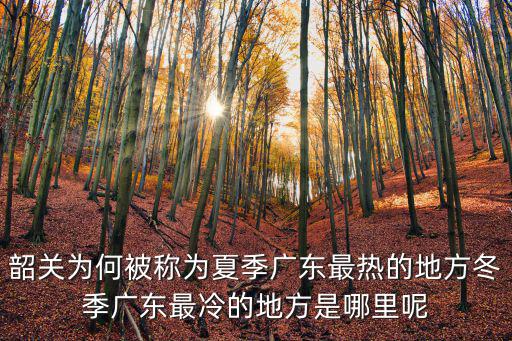 廣東夏天哪里最熱,廣州哪座城市夏天最熱