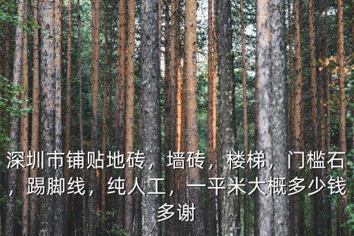 深圳鋪磚多少錢,深圳市鋪貼地磚
