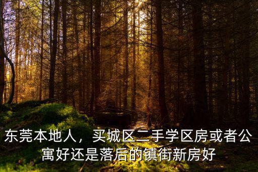 在東莞上學怎么買學區房,東莞城區的學區房怎么選