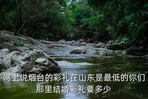網上說煙臺的彩禮在山東是最低的你們那里結婚彩禮要多少