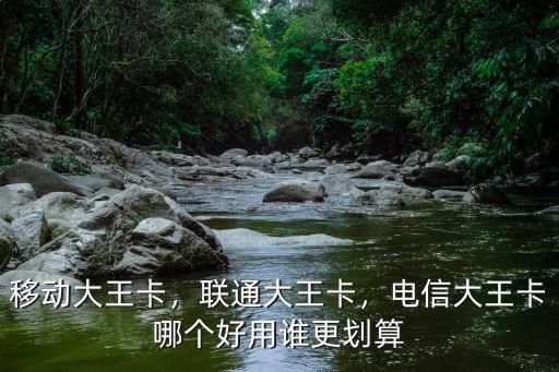 佛山電信大王卡怎么樣,電信大王卡哪個好用