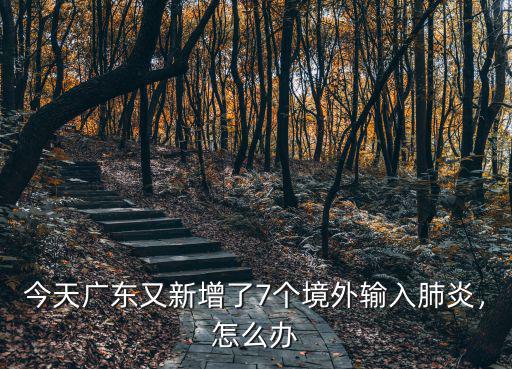 今天廣東又新增了7個(gè)境外輸入肺炎，怎么辦