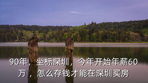 90年，坐標深圳，今年開始年薪60萬 ，怎么存錢才能在深圳買房