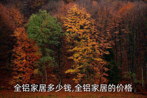 汕頭全鋁家居多少錢,全鋁家居的價格