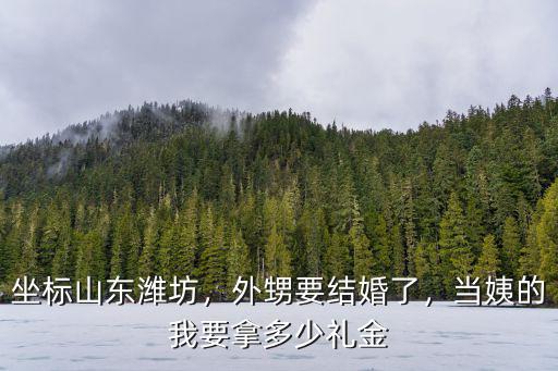 山東濰坊結婚彩禮一般多少,坐標山東濰坊