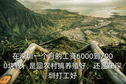 深圳飯店打工工資大概多少錢一個月多少錢,還是在深圳打工好