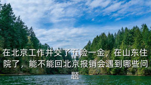 山東社保在北京住院報銷比例是多少,能不能回北京報銷