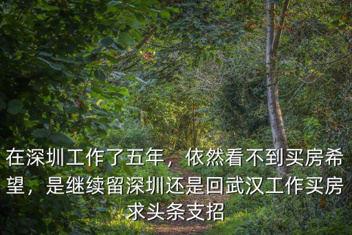 黃岡人在深圳哪里買房,湖北人在深圳上班