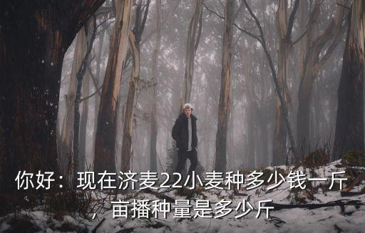 你好：現(xiàn)在濟(jì)麥22小麥種多少錢一斤，畝播種量是多少斤