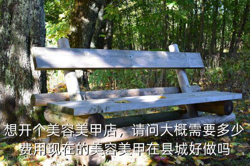 想開個(gè)美容美甲店，請(qǐng)問大概需要多少費(fèi)用現(xiàn)在的美容美甲在縣城好做嗎