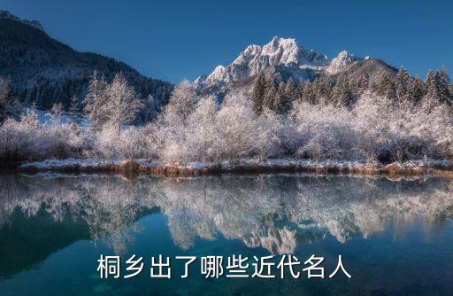 衢州近代出了多少名人,安徽出了哪些名人