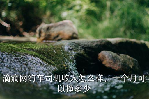 滴滴網(wǎng)約車(chē)司機(jī)收入怎么樣，一個(gè)月可以?huà)甓嗌? class=