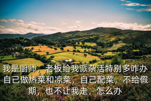 濰坊涼菜配菜廚師工資多少,廚師的工資多少錢
