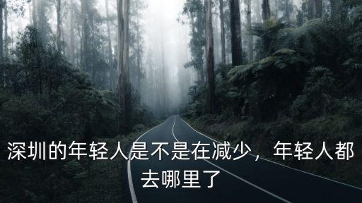 深圳年輕人去哪里好,深圳的年輕人是不是在減少