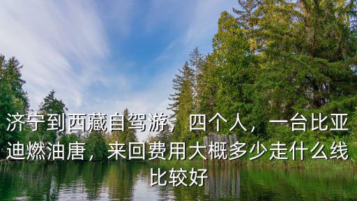 常州到濟(jì)寧自駕費(fèi)用多少,濟(jì)寧到西藏自駕游