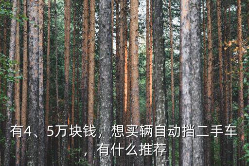 威海自動擋qq二手車多少錢,五六萬塊錢的自動擋二手車