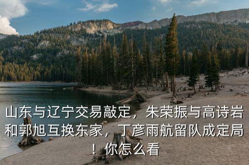 山東與遼寧交易敲定，朱榮振與高詩巖和郭旭互換東家，丁彥雨航留隊成定局！你怎么看