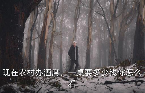 現(xiàn)在農(nóng)村辦酒席，一桌要多少錢(qián)你怎么看