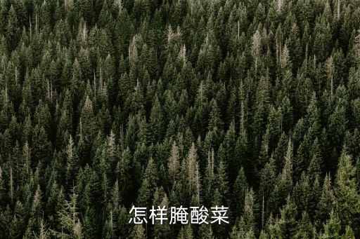 河源酸菜怎么腌制,夏天怎么做酸菜