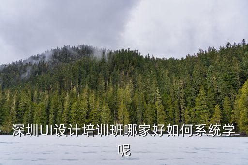 深圳ui設計培訓學校哪里好,深圳UI設計培訓班哪家好