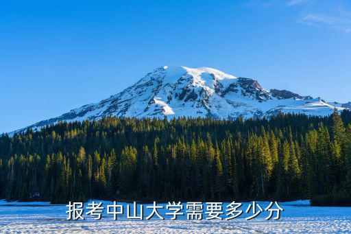 廣西考生多少分可以上中山大學,報考中山大學需要多少分