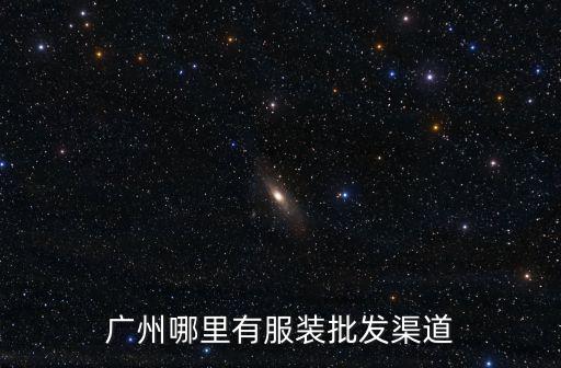 廣州哪里有服裝批發(fā)渠道