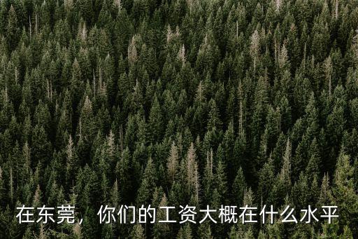 在東莞普工最低可以拿多少工資,東莞的平均工資是多少
