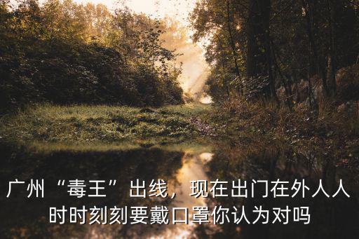 廣州“毒王”出線，現在出門在外人人時時刻刻要戴口罩你認為對嗎
