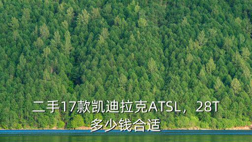 二手17款凱迪拉克ATSL，28T多少錢(qián)合適