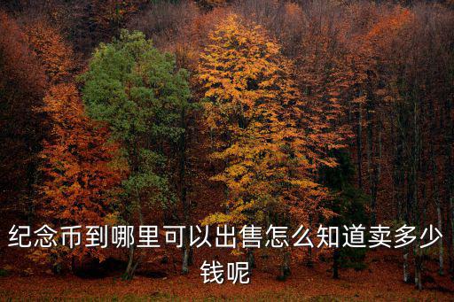 紀念幣到哪里可以出售怎么知道賣多少錢呢