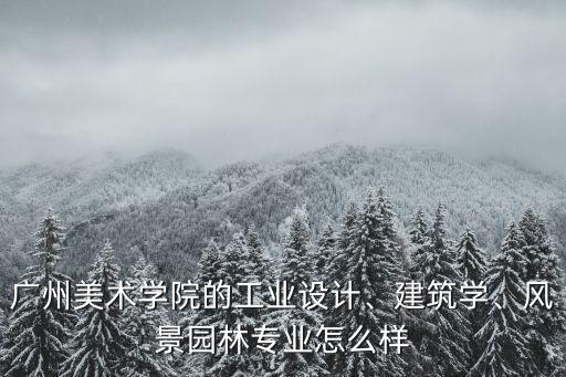 廣州美術學院環藝專業怎么樣,廣州美術學院怎么樣