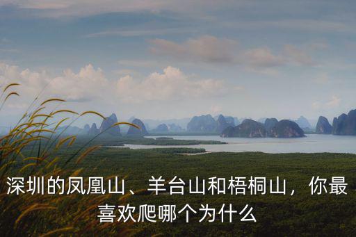 深圳的鳳凰山、羊臺山和梧桐山，你最喜歡爬哪個為什么