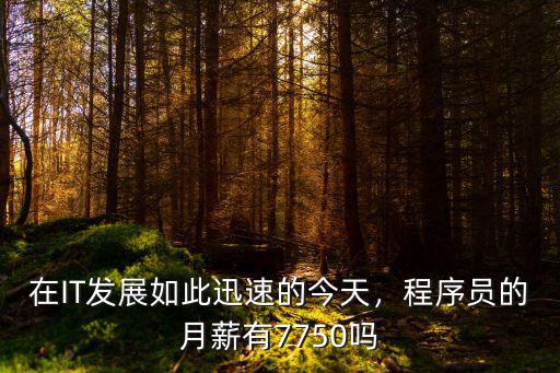 金華程序員月薪多少,程序員的月薪到底有多高