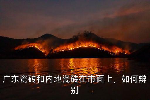 怎么從廣東買瓷磚,廣東瓷磚和山東瓷磚怎么區分